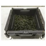 Small tote  of 2 1/2 inch nails