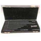 Starrett inside micrometer set with case