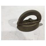 Vintage wood handled, sad iron