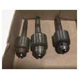 3 jacobs drill chucks