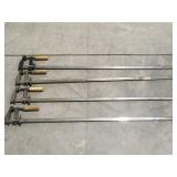 4 Pittsburgh bar clamps