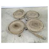4 fire hoses