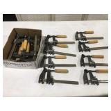 15 Pittsburgh 6 inch bar clamps