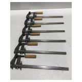 6 12 inch Pittsburgh bar clamps