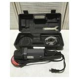 Electric angle grinder in case