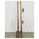 2 Ames, dig, easy trench shovels