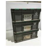 3 heavy duty totes with lids 24ï¿½ x 15ï¿½ x 9ï¿½