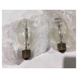 Two mercury lights, condition, unknown