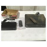 DTV Converter and VHS player untested