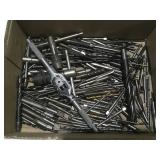 Drill, bits and taps and tap handles