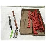 Levels and tool box organizers