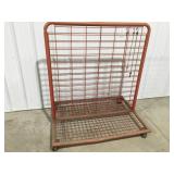 Rolling display rack 48ï¿½ x 53ï¿½ tall 36ï¿½