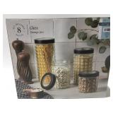 Signature style 4 glass storage jars