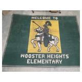 Wooster Heights Elementary school entry rubber