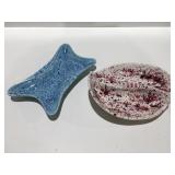 2 large mid century Ashtrays