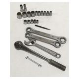 Vintage Williams tools, sockets wrenches, ratchet
