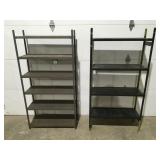 2 Metal shelves 60ï¿½ x 30ï¿½