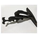 Vintage hand saw, sharpening vise 9 1/2