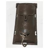 Vintage cast mailbox post box