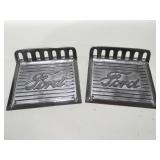 Ford aluminum running board step plates