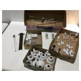 Vintage bathroom fixtures, porcelain water