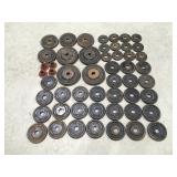 Vintage YORK BARBELL / bar bell plates