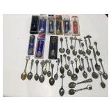 Vintage, souvenir, collectors, spoons