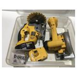 Dewalt 18 V jigsaw and Circular saw no charger