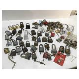 Vintage, padlocks some keys Did not take the