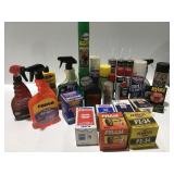 Garage fluids, oil, filters and more