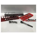 Craftsman 1/2 drive sockets metric, and SAE w/