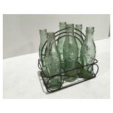 Vintage Coca-Cola bottles & carrier