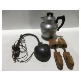 Vintage light tea, pot, and more