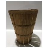 Vintage wood basket 20 inches tall
