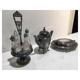 Antique silverplate items