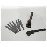 Vintage Stanley, scraper Ford adjustable wrench