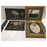 4 Wall hanging pictures