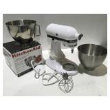 KitchenAid mixer with extra bowl