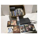 Blu-ray, player and DVDs