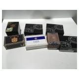 Empty cigar boxes