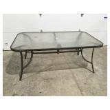 Outdoor table glass top 66 x 38ï¿½