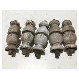 Vintage wood spindles