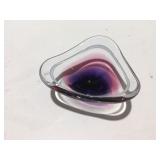 Small, colorful, signed glass