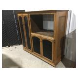 Handcrafted entertainment center needs repair 52ï¿½