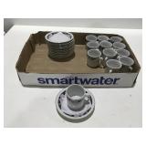 Set 12 cups and saucers