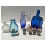 Vintage glass bottles