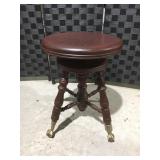 Claw foot stool needs work