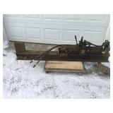 Three point log splitter untested