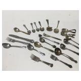 Vintage, miniature, spoons, and forks