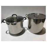 2 stock pots